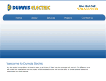 Tablet Screenshot of dumaiselectric.com
